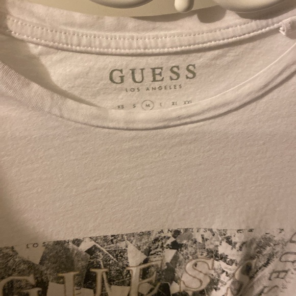 White Medium Guess London T-shirt - Picture 4 of 4